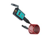 Aboiled Square Fast Charging Single USB Type-C Charger for 12V for Car Motorcycle ATV RV Boat with Voltmeter Integrated SAE Socket