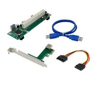 Aboiled ST45 PCIe to PCI Expansion Card X1 Adapter Desktop High-Speed Interface USB 3.0 Port PCIe to PCI Converter
