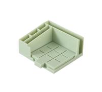 Aboiled Sticky Note Holder for 3 X 3 Inch or 4 X 4 Inch Sticky Notes Self-Stick Note Pads Green