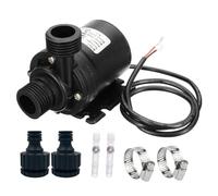 Aboiled Submersible Water Pump DC24V 800L/H 5m Solar Powered for RV for Touring Fountain Aquarium Quick Connectors Included
