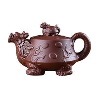 Aboiled Tea Pot Traditional Chinese Red Clay Teapot Puer Tea Set Coffee Yixing Kettle Teaware Cup Brown