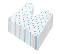 Aboiled Toilet Floor Protector 50 Pack Disposable Toilet Mat Waterproof Non-Slip U-Shaped Training Rug for Urine