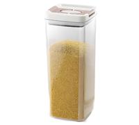 Aboiled Transparent Square Sealed Storage Jar Quick Pull Lid Design Suitable for Food Storage L