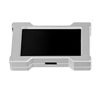 Aboiled Trendy for Gaming USB Hub-2-To-3 Port, 8K Hz, Power, with Screen, for Gaming Ambience Desk Setup Set Up Silver