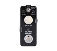 Aboiled True Bypass Boost Pedal Electric Guitar Pedal Guitar Pedal Black Secret Mini Distortion Electric Guitar Effect Pedal