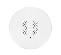 Aboiled Tuya ZigBee Smart Vibration Sensor Real Time Monitoring Door Window Detection Alarm Smart Security Protection Sensor