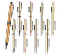 Aboiled Twist Pen Kit 8 Pieces 7mm Trimline Slimline with Replacement Lathe Turning Supplies for Wood Turning Crafts