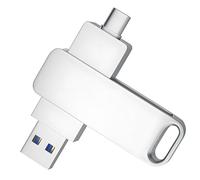 Aboiled Type C and Type A Port 256GB USB 3.1 Flash Drive Memory Stick Thumb Drive, Storage and Backup for OTG Smart Phones