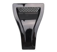 Aboiled Universal Engine Hood Vent Louvers Air Scoop Bonnet Vent Air Intake Cover Glossy Black Car Parts Car Front Vent