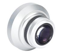 Aboiled Universal Fit Super Fisheye Lens Anti-Reflective Coating Wide Angle Silver 37mm 0.25X Super Fisheye Lens 180° Wide Angle HD Optics for 37mm Cameras