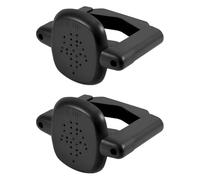 Aboiled Universal Stairway Baby Gate Accessories 2pcs Banister Adapters No-Drill Mounting Kit Black