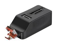 Aboiled USB 3.0 HUB Extender Reader OTG Function for SD/TF Card Reading for Connecting USB Devices