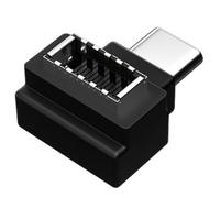 Aboiled USB 3.1 Front Panel Connector USB Male to USB Female Connector Type C Male to Type E Female Cable Adapter Functions Transfer, Charging for Desktops, Tablets, and Laptops