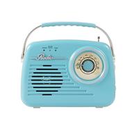 Aboiled USB BT SD FM AUX Connectivity Bluetooth Radio Vintage Retro Multifunctional Design for Home and Office C