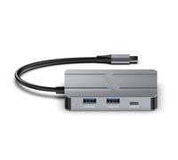 Aboiled USB-C 3.0 Type-C 4K -Compatible VGA Dock Adapter USB-C Hub 7 in 1 Type C to USB-A 3.0 for Notebook Laptop