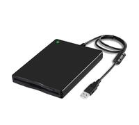 Aboiled USB Floppy Disk Reader Drive USB Floppy Disk Drive 3.5 External Portable 1.44 MB FDD Diskette Drive for PC Laptop Desktop