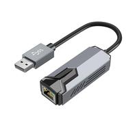 Aboiled USB to 5Gbps Ethernet Adapter Gigabit RJ45 Network Card RTL8175 Compatible for NAS Win11 PC Gaming A