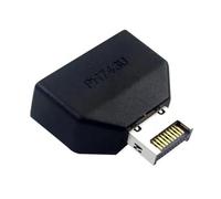 Aboiled USB3.2 Type-E 19Pin/20Pin to USB 19P Front Chassis Adapter for Desktop Motherboard, Type-A & Type-C Extension