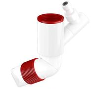 Aboiled Washing Machine Anti-Odor 2 Piece Floor Drain Pipe Joint 360° Rotation Sewer Pipe Wall Drainage Insect Proof Anti Backflow B