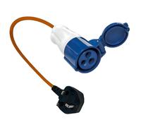 Aboiled Weatherproof UK Plug 13A Site Socket Adapter Cable Power Lead for Camping Caravan Motorhome Campervan