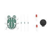Aboiled Weevil Eye Electronic Diy Kit for Beginner Learn to Solder Fun Handmade Gift Fit for Student Experiment Green