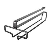 Aboiled Wine Glass Rack, Under Cabinet Metal Wine Glass Holder, Stemware Rack, Hanging Wine Glass Stroage Rack Organizer-B