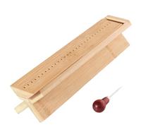 Aboiled Wood Bookbinding Punching Cradle Bamboo Book Binding Cradle with an Awl, Piercing Guide,Easy to Use Guide