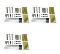 Aboiled Woodturning Slimline Pen Kit Set of 15 Mixed Colours, with Twist Mechanism