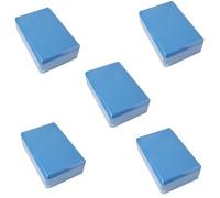 Aboiled Yoga Blocks Cube Bricks Reinforcement Mat Sports Yoga Supplies Home Gym Equipment Fitness Light Blue
