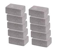 Aboiledy 10 Pcs Grill Brick Block Pumice Stone for Cleaning, Grill Cleaning Bricks Barbecue Grill Cleaning Foam Stone Reusable to Remove Oil Stains for Barbeque Griddle/Flat Top Grill/Racks