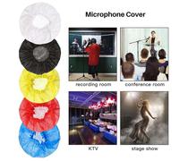 Aboiledy 200Pcs Disposable Microphone Cover,Handheld Microphone Windsc