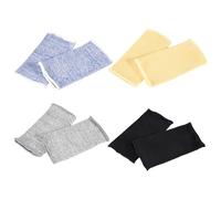 Aboiledy 4 Pair Cut and Burn Sleeves Arm Protection Sleeves Forearm Protectors for Thin Skin and Bruising
