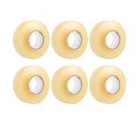 Aboiledy 6 Pack Clear Hockey Tape, Multipurpose Tape Roll, Hockey Stick Tape, Shin Pad Sock Tape Roll, 2.4cm x 28M Self-Adehesive Grip Tape for Badminton Grip Pong Racket Golf Pole