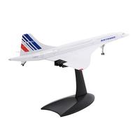 Aboiledy Model Plane, 1/200 Concorde Supersonic Passenger Aircraft Air France Airways Model with Stand for Collection and Display Aviation Enthusiast Gifts