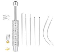 Aboiledy Piercing Taper Ball Grabber Tool-Flat Back Earrings Applicator Tool for Changing Jewelry, Body Piercing Kit