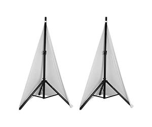 Aboiledy Universal DJ Light Speaker Stand Cover Double Sided Tripod Stand Rock Scrim Cover Stretchy Material Pack of 2