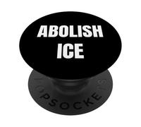 Abolish ICE Bold Protest Graphic Tee for Justice Now USA Act PopSockets Adhesive PopGrip