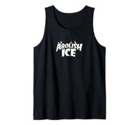 Abolish ICE Flame Lettering Protest Statement Street Art Tank Top