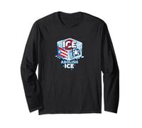 Abolish ICE Ice Cube Puerto Rico Resistance Protest Long Sleeve T-Shirt