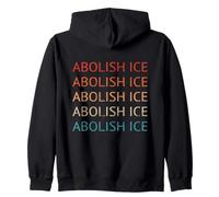 Abolish Ice Pro Immigration rights Refugee Close The Camps Zip Hoodie