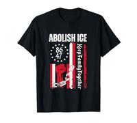 Abolish ICE Retro Anti ICE Womens Mens T-Shirt