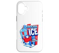 Abolish The Ice Penguin Slush Drink Funny Summer Chill Mode Case for iPhone 16 Plus