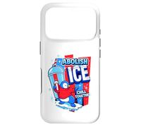 Abolish The Ice Penguin Slush Drink Funny Summer Chill Mode Case for iPhone 17 Pro