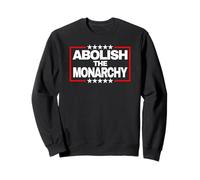 Abolish The Monarchy Bold Stars Statement Sweatshirt