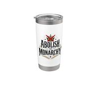 Abolish the Monarchy Crown Art Stainless Steel Insulated Tumbler