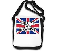 Abolish The Monarchy United Kingdom Flag Shoulder Bag White
