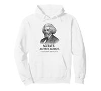 Abolitionist Frederick Douglass Resistance Quote Pullover Hoodie