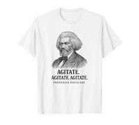 Abolitionist Frederick Douglass Resistance Quote T-Shirt
