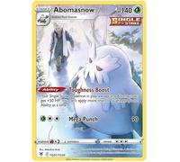 Abomasnow TG01/TG30 Pokemon Card (SWSH Astral Radiance Trainer Gallery) + 1x TitanCards® Toploader