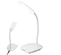 Abonda Desk Lamps, LED Desk Light with Flexible Gooseneck, 3 Modes Eye-Caring Study Lamp, Small Desk Lamp Bright Night Light for Dorm Essentials